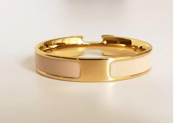 

new designer design titanium ring classic jewelry men and women couple rings modern style band5977070, Silver