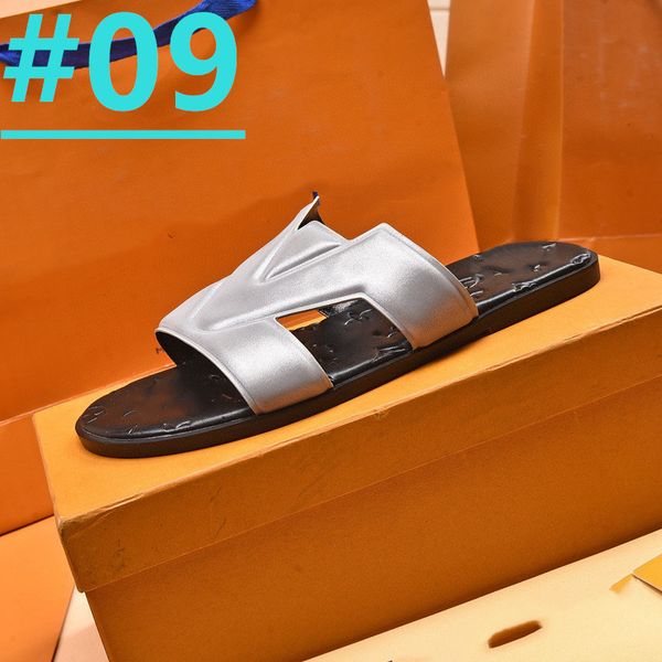 

luxury men shoes summer soft comfortable sandals anti-slip fashion slipper designer outdoor breathable casual beach flip flops size 38-46, Black