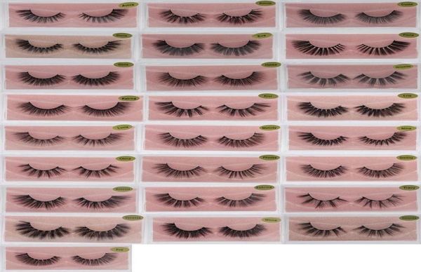 

natural fake eyelashes 5d eyelashes make up extension soft eyelash packaging box new 3dmink eyelashes eyelash mink lashes reusable2013459