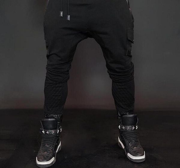 

men jogger pants casual fashion harem pant mens outdoor sport sweatpants hip hop black training trousers2245276
