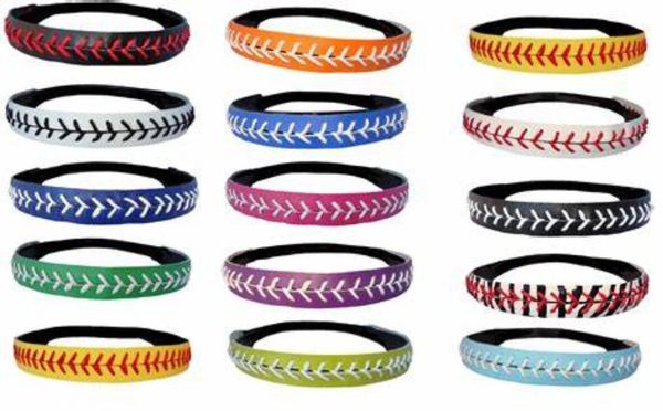 

collectable pu leather headband more colors mixed creative design key ring leather baseball softball for lady bag decorate pendant white yel