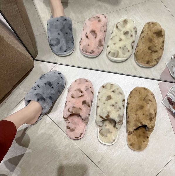 

ladies casual slippers winter indoor paseo fuzzy flowers fleece fur slippers house full furry soft fluffy plush platform flats heel non slip, Black