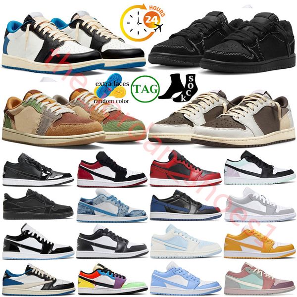 

size 13 jumpman 1 panda basketball shoes 1s bred black phantom white wolf grey dark mochas panda reverse mocha olive university blue laser o