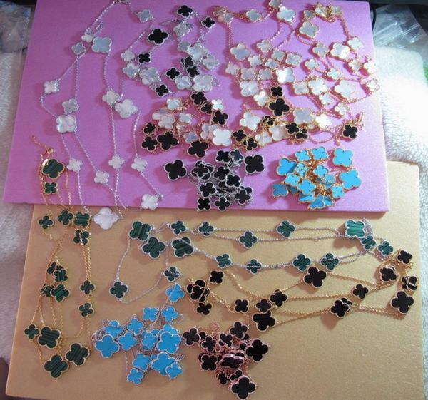 

new fashion 16 three size flower 120cm long necklaces party jewelry for women wearing1752186, Silver