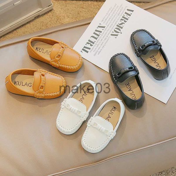 

sneakers spring new 2023 new boys' plain casual shoes pu children's classic antislip shallow mary jane britain style light kids lo, Black;red