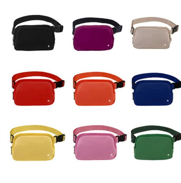 

designer bag lulul yoga bags waist nylon waterproof chest outdoor sports running lulus cross-body for men and women european and american si