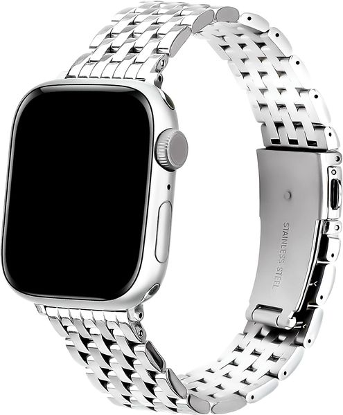 

Metal fashion Apple Watch Band 38mm 40mm 41mm 42mm 44mm 45mm Series 8 7 6 5 4 3 2 1 SE SE2 Women and Men