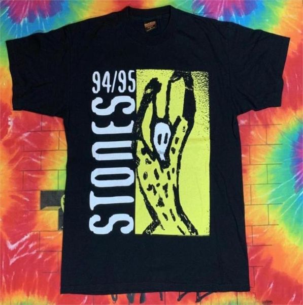 

men039s tshirts vintage 199494 voodoo lounge tour concert shirt brockum band tee4357891, White;black