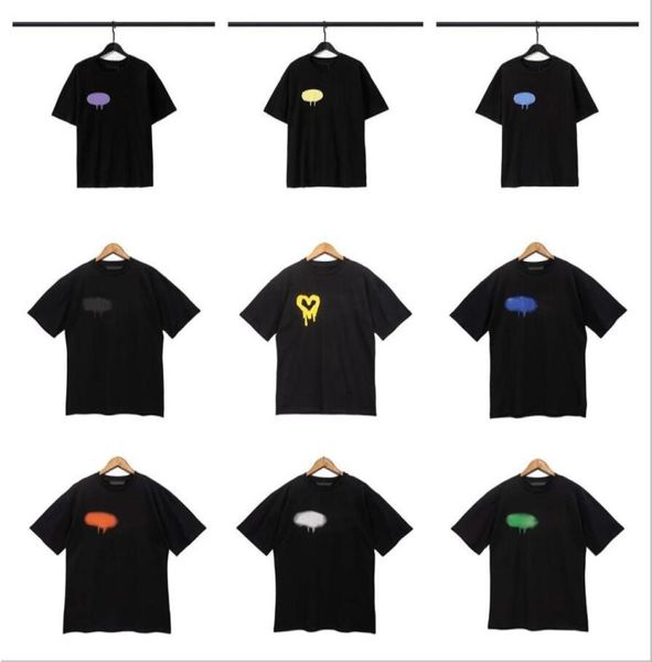 

luxury designer men tshirt brand s angel t shirt pa womens clothing love spray letter short sleeve spring summer 4326299, White;black