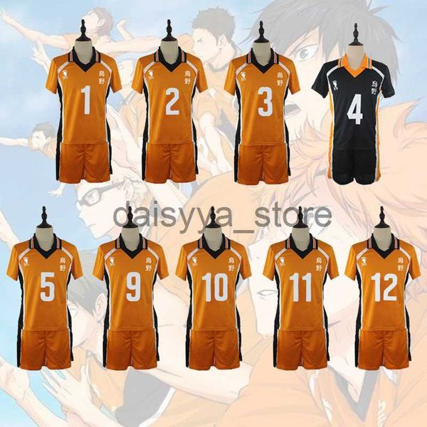 

other sporting goods anime haikyuu cosplay shoyo kageyama nishinoya costume karasuno high school volleyball club hinata sportswear jerseys u