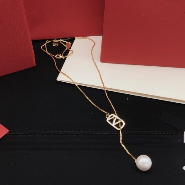 

gold designer necklace v jewelry fashion necklace valentinosity gift ah1g, Silver