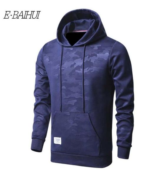 

ebaihui mens camouflage hoodies hip hop sweatshirts spring new men039s tide brand men printed personality hooded sweater coat 8488936, Black