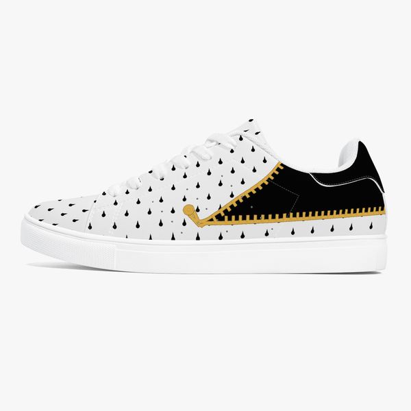 

classic simple black and white trendy sports casual shoes