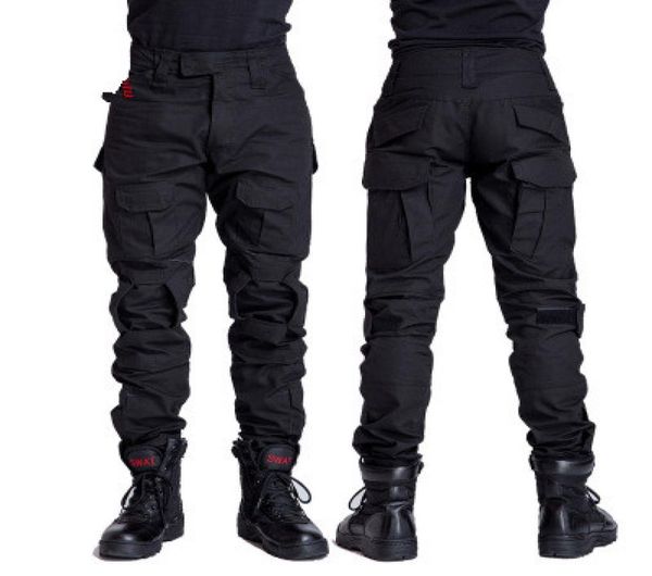 

men039s pants army tactical for man uniform multicam combat militar askeri us tactic clothes wehrmacht camuflaje7907369, Black