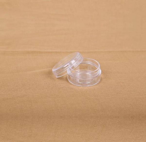 

50pcs 2g small round sample cream bottle jars containermini plastic container for nail art storage 2ml diy ps bottles3204011