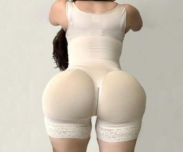 

women039s shapers women post operative open chest long sleeve shapewear high compression waist trainer bulift corset skims faja1160887, Black;white
