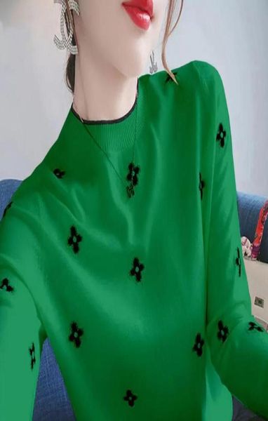 

women039s sweaters oneck solid pullovers bottoming shirt knitwear long sleeve casual spring basic pull femme sweater2753195, White;black