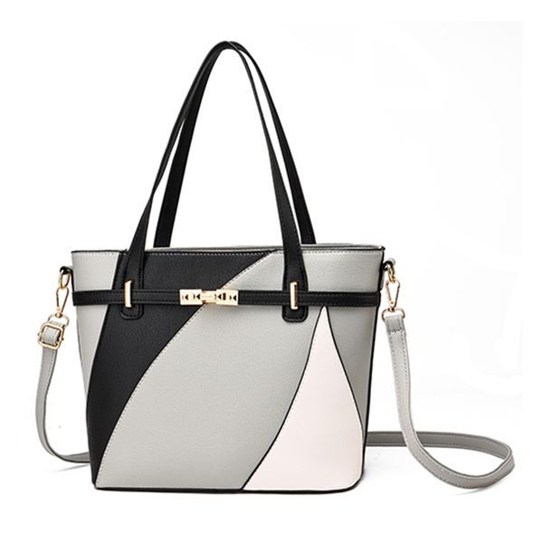 

Shoulder bag, women's shopping bag, handbag, daily mix and match, large size, Photo color