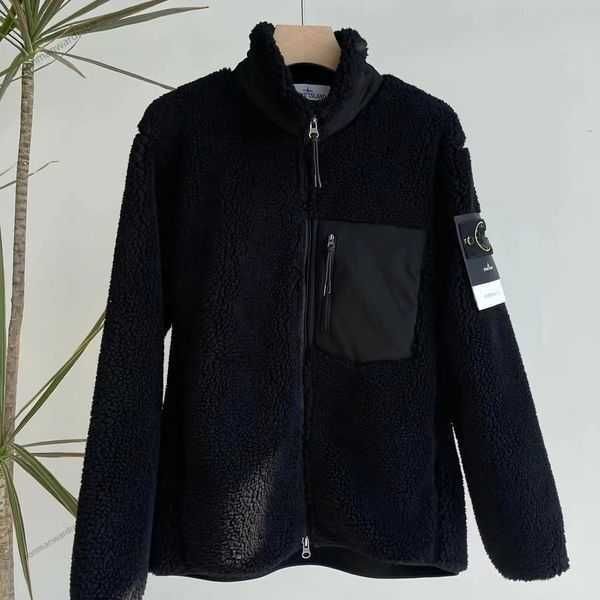 

outerwear designer badges zipper shirt jacket loose style spring autumn mens oxford breathable portable high street stones island clothing j, Black;brown
