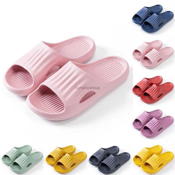 

non-brand mens quality women slippers good shoes wine red yellow green pink purple blue men slipper bathroom wading shoe size 36-45209, Black