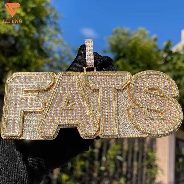 

fats pattern zircon inlaid pendant necklaces twinkling 925 silverr 18k gold plated dainty chain necklace jewelry, Silver
