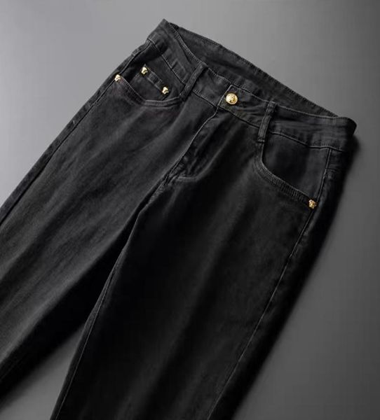 

european and american summer jeans whol hiphop highstreet design brand launderable retro torn overlap sewing men039s crea2485568, Blue