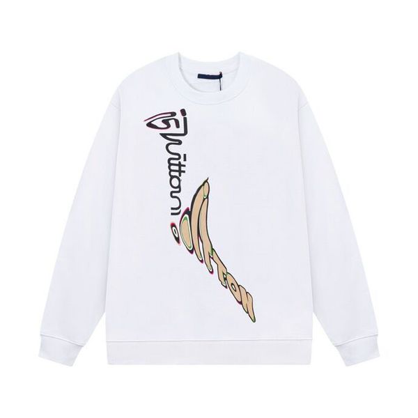 

2023s autumn and winter craft jacquard letter logo fashion long sleeve sweater student casual fleece hoodie k2i5, Black;brown