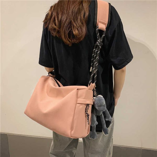 

shoulder bags ins crossbody bag men's fashion brand college student classroom women's korean version large capacity backpack leisu