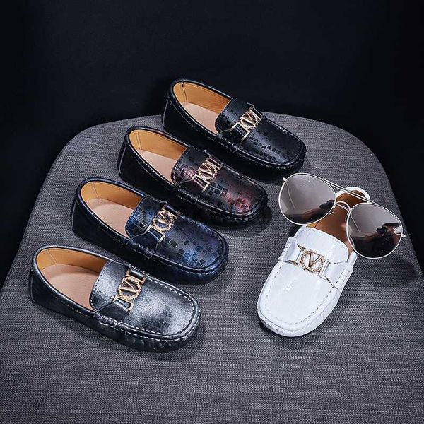 

sneakers luxury kids loafers for baby boys girls shoes moccasins soft children flats casual boat children's wedding genuine leather sho, Black;red