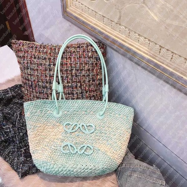 

shoulder bags lowe brand straw bag designer shoulder handbag fashion new basket handwoven women's shopping bag