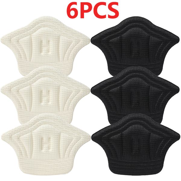 

shoe parts accessories 6pcs insoles patch heel pads for sport shoes adjustable size antiwear feet pad cushion insert insole protector back s, White;pink