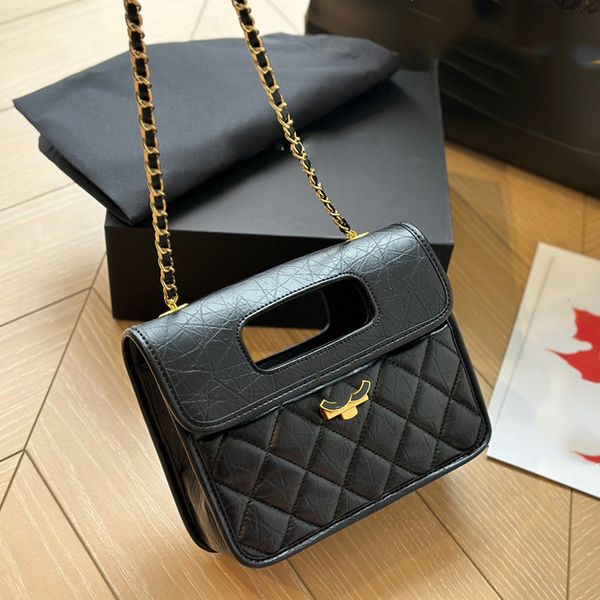 

designer womens mini shoulder bag underarm bags luxury handbag leather clamshell diamond check hardware metal woven handbag crossbody sacoch