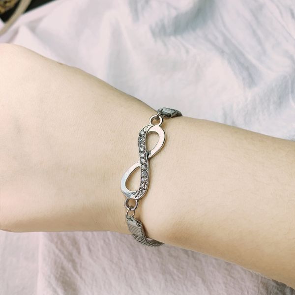 

designer bracelet luxury silver charm mens bracelets tennis womens jewelry 8 number pendant charm blange couple bracelets for designer jewel, Golden;silver