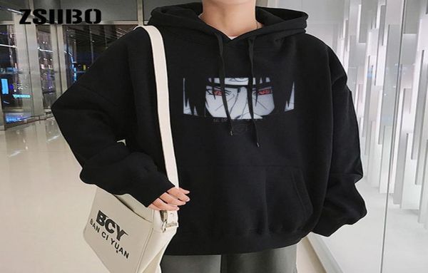 

hoodies harajuku japanese anime uchiha itachi printed men039s hoodie male streetwear fashion casual sweatshirt coat2869159, Black