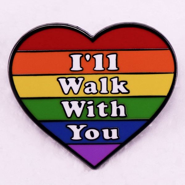 

lgbt walk brooch cute anime movies games hard enamel pins collect cartoon brooch backpack hat bag collar lapel badges, Blue