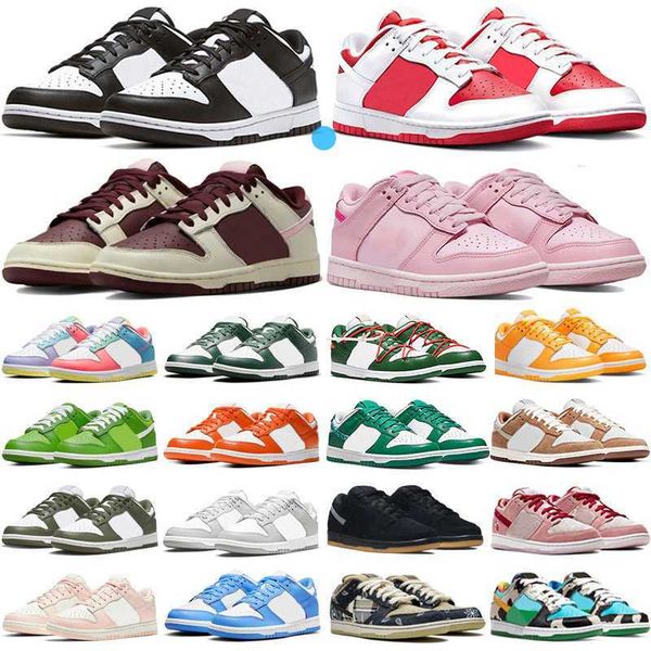 

men women running 2023 shoes designer sneakers black white panda unc low easter coast green kentucky chunky university blue skate sports tra