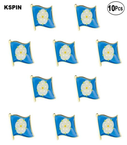 

yorkshire lapel pin flag badge brooch pins badges 10pcs a lot9112232, Gray