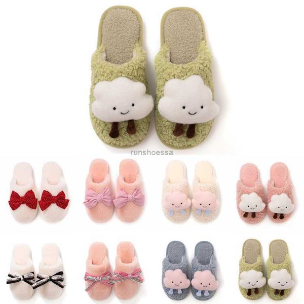

women for winter wholesale slippers fur yellow pink white snow slides indoor house fashion outdoor girls ladies furry slipper soft155 ry, Black