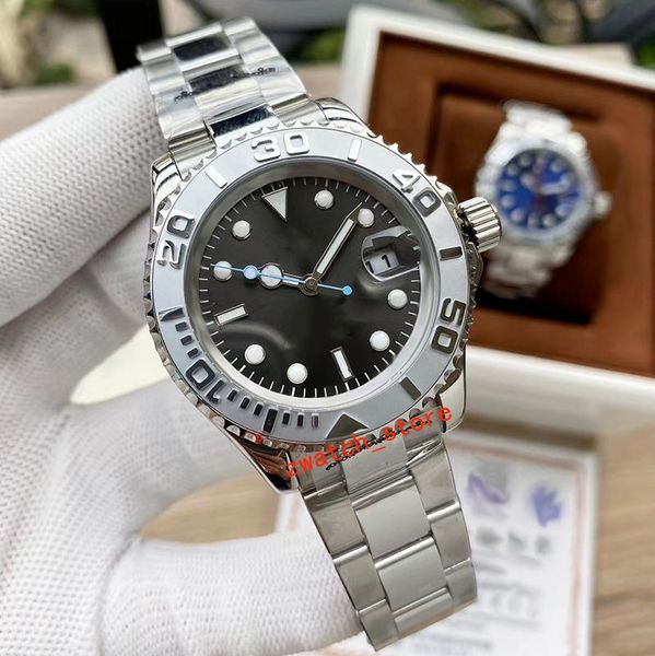 

mens watch rubber band rose gold automatic movement mechanical watch waterproof stainless steel watch master men's watch designer watch, Slivery;brown