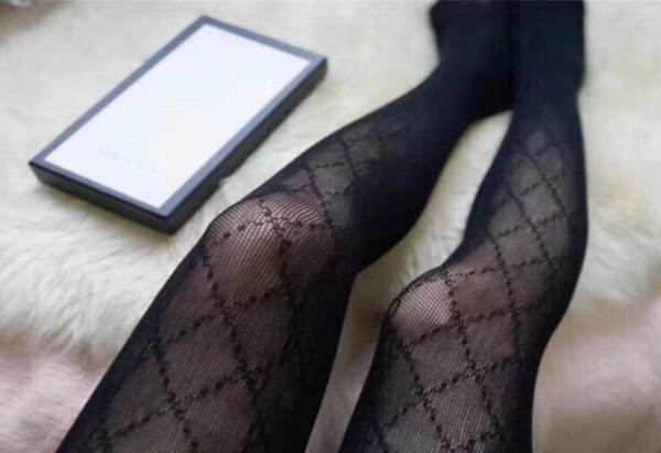

ladies designer silk stockings fashion socks womens hosiery causal stockings transparent grid stockings female hosiery c8957648, Black;white