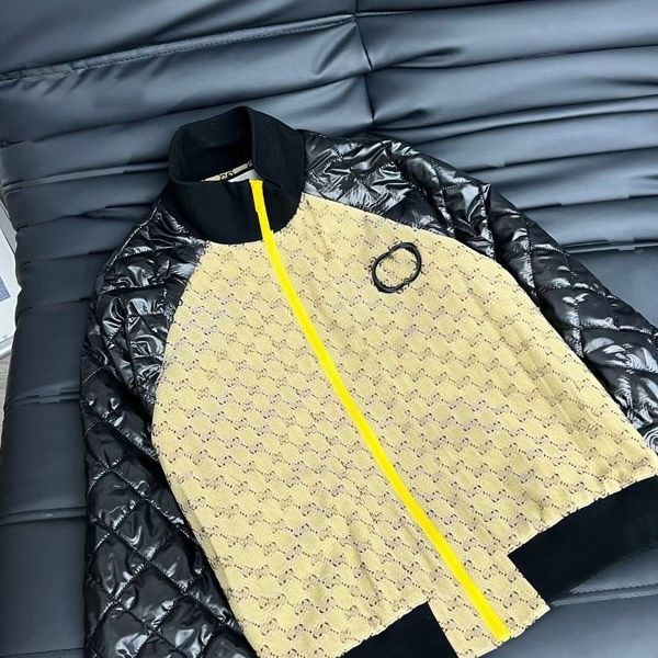 

womens designer luxury jacket double letter g print warm jacket vintage suit casual jacquard cotton coat women montage warm coat, Black;brown