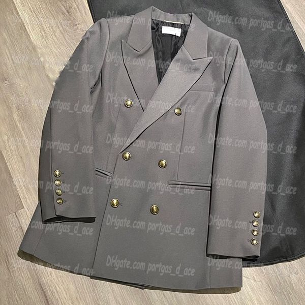 

luxury women blazer coat designer woman spring suit jacket autumn spring long sleeve blazers formal suit, Black