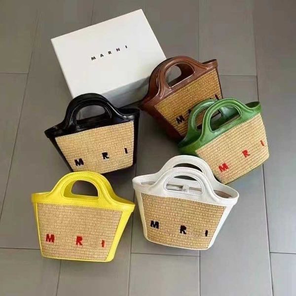 

evening bags fashionable handheld one shoulder crossbody women's bag 2023 new mani woven vegetable basket bag small handheld straw wove