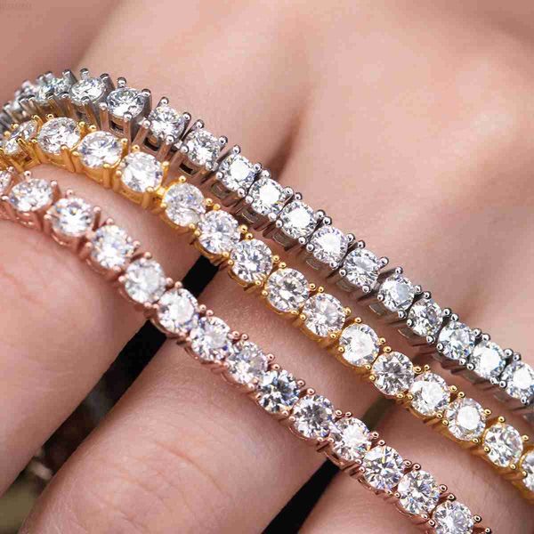 

fashion custom silver 925 diamond moissanite tennis bracelet women