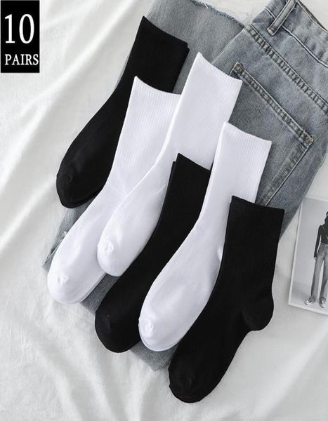 

pairs classic blackwhite business tube socks deodorant spring summer men women thin long men039s1417867, Black