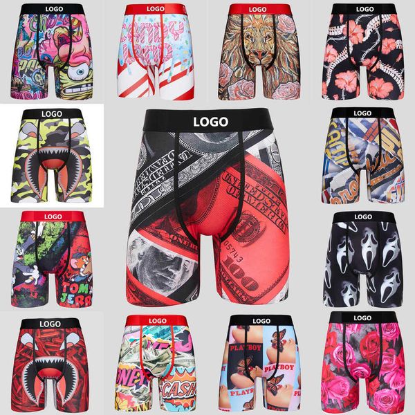 

new trendy mens boys shorts designer summer short pants underwear boxers underpants with package, White;black