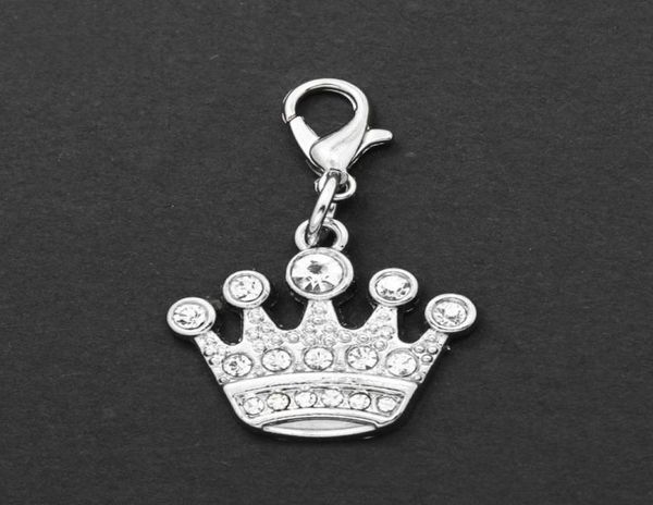 

whole floating lobster clasp dangle rhinestone note pendants diy charms for jewelry making accessories mrlmt mnwfb c34422897, Bronze;silver