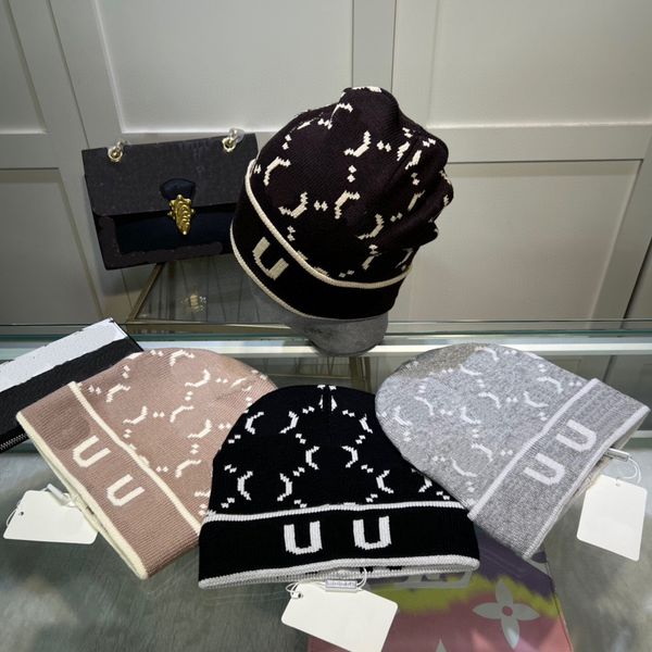 

fashion knitted hats couple hats high-quality beanie knitted hat classical sports skull caps for women and men autume winter hats ladies cas, Blue;gray