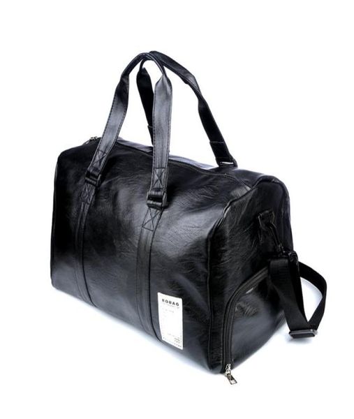 

pu leather gym male bag female sport shoe bag for women fitness over the shoulder yoga bag travel handbags black red xa567wd9439564