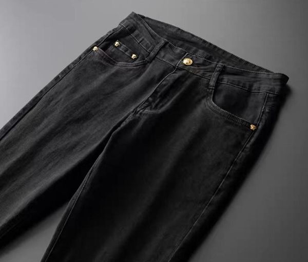 

european and american summer jeans whol hiphop highstreet design brand launderable retro torn overlap sewing men039s crea5905402, Blue